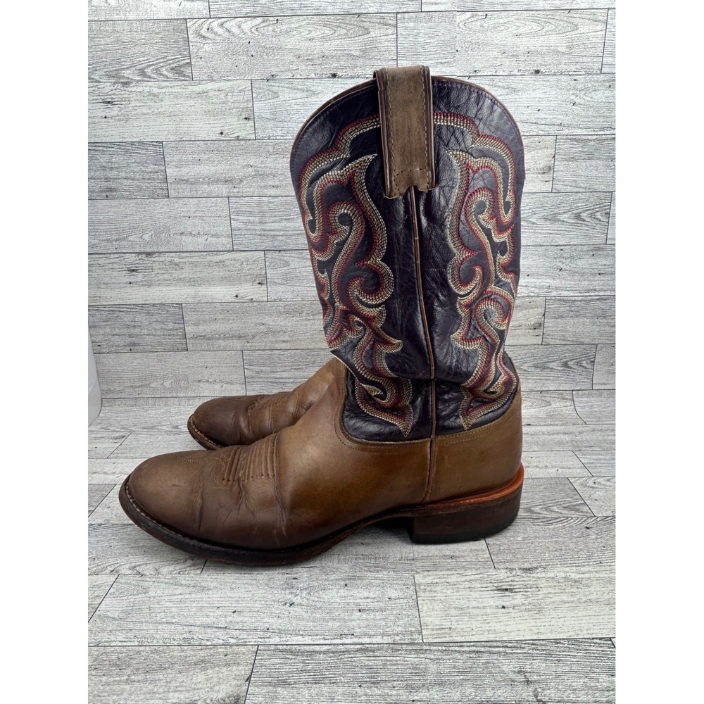 Nocona Boots Mens Leather Cowboy Western Boots Br… - image 3